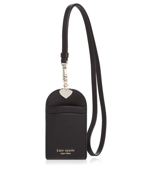 kate spade business card holder macys|kate spade lanyard card holder.